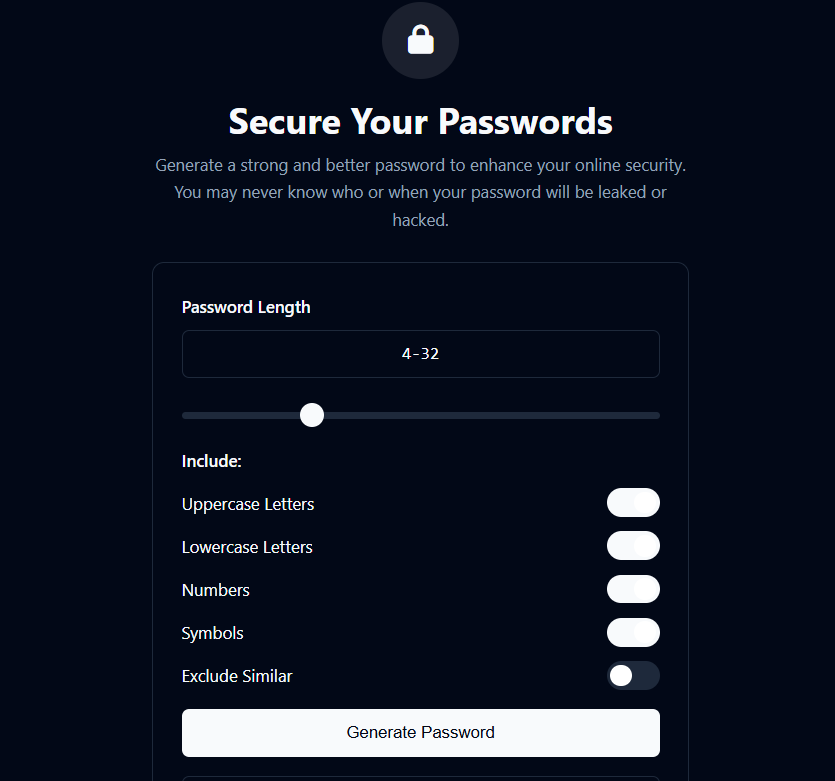 Password Generator